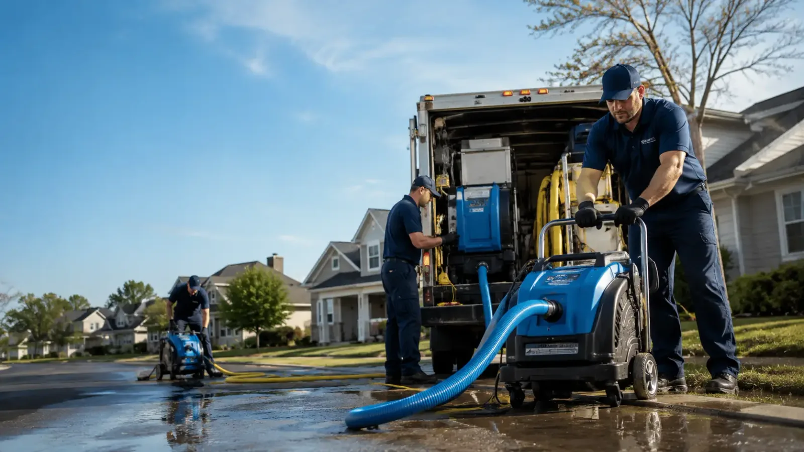 Flood Damage Cleanup in Barksdale Afb, LA